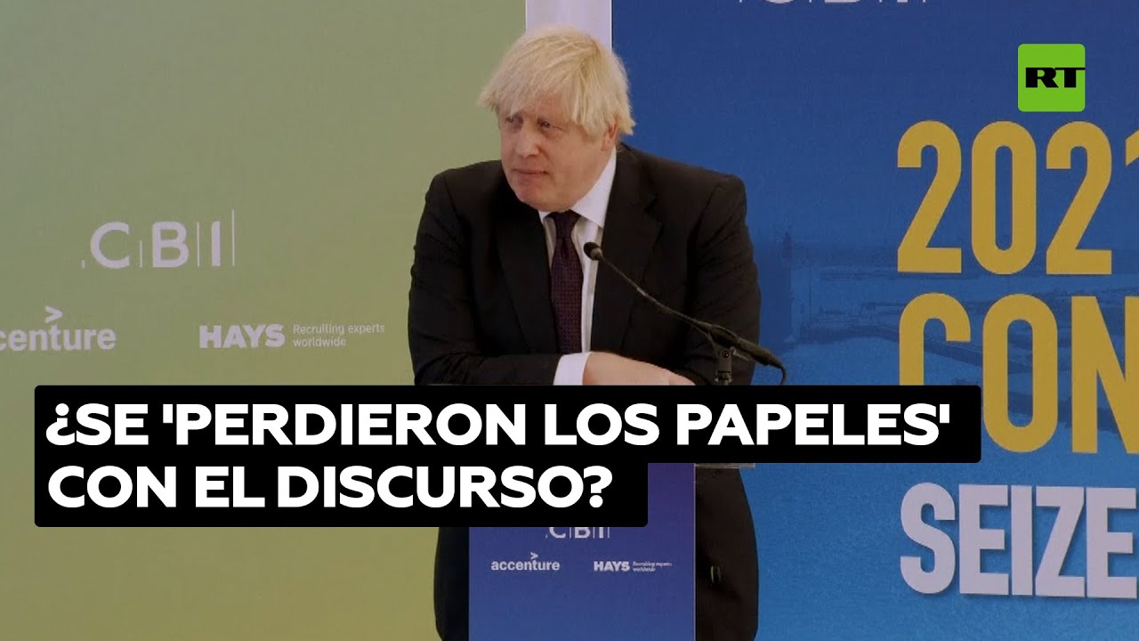 Boris Johnson se queda sin palabras e improvisa sobre la serie 'Peppa Pig'