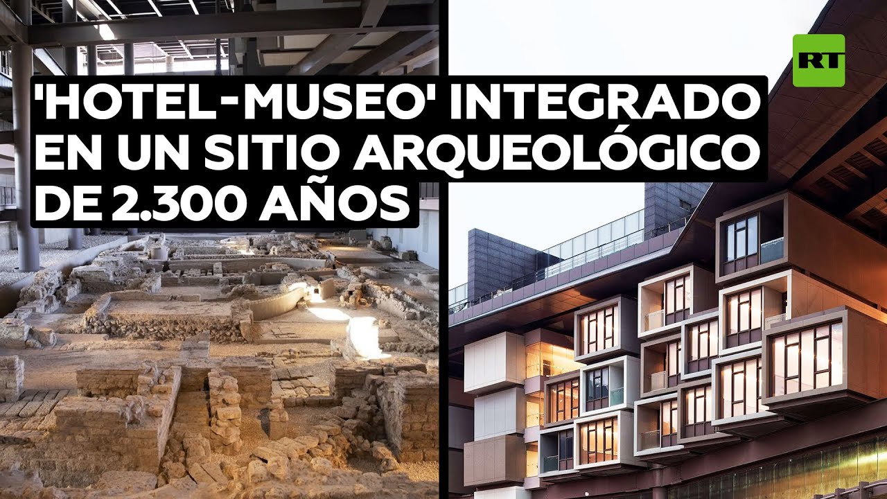 Este hotel se eleva sobre un yacimiento arqueológico de 2.300 años