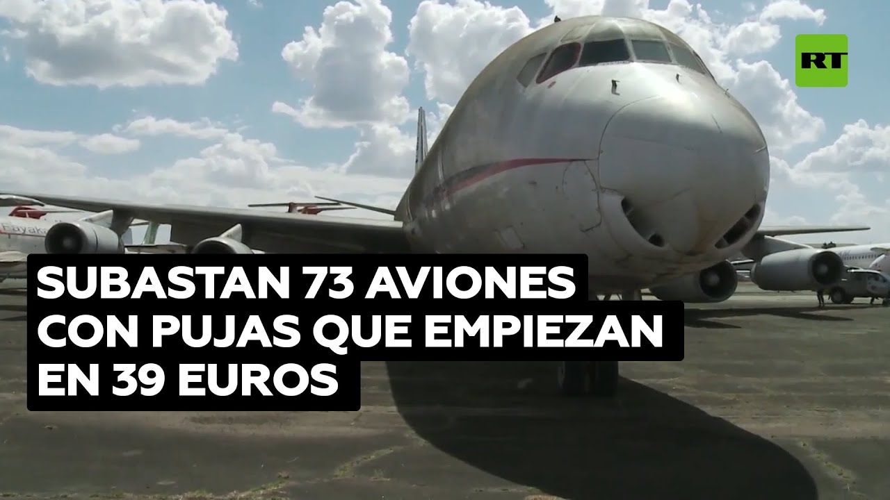 Subastan en Kenia 73 aviones abandonados como si fueran gangas @RT Play en Español