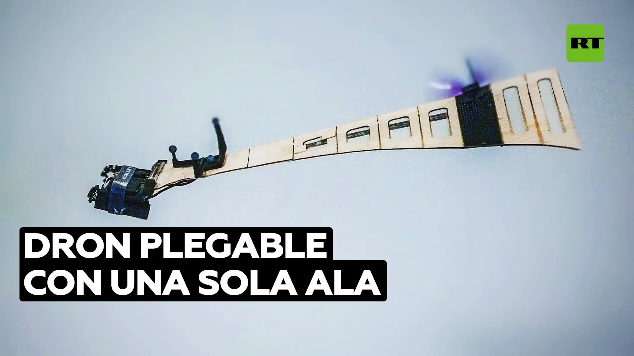 Investigadores diseñan un dron plegable que puede volar con una sola ala @RT Play en Español