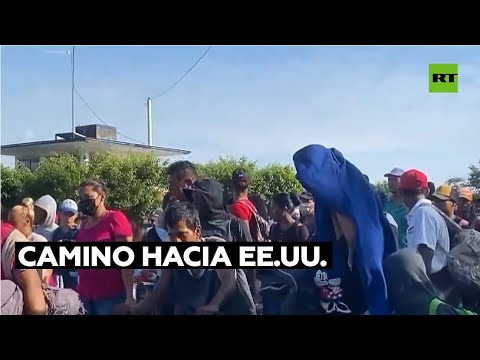 Caravana migrante continúa su camino hacia EE.UU. y les ofrecen asilo en México