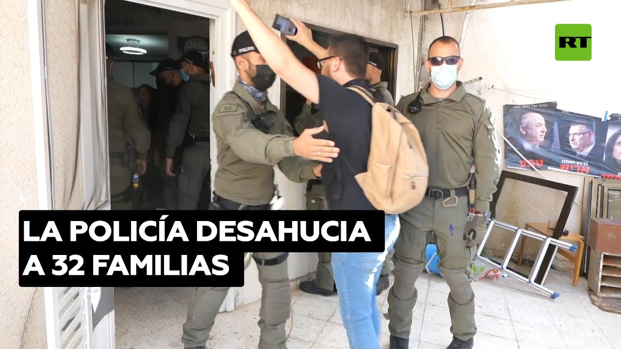 La Policía desahució a 32 familias de un barrio obrero en Israel @RT Play en Español