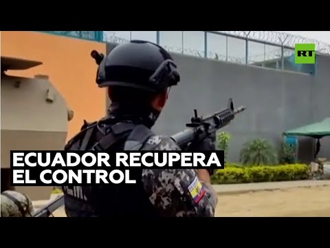 El gobierno de Ecuador recupera el control de la cárcel en donde murieron más de 60 internos