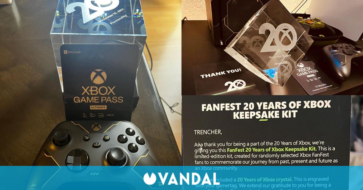 Xbox envía paquetes de regalo sorpresa a fans aleatorios por su 20 aniversario