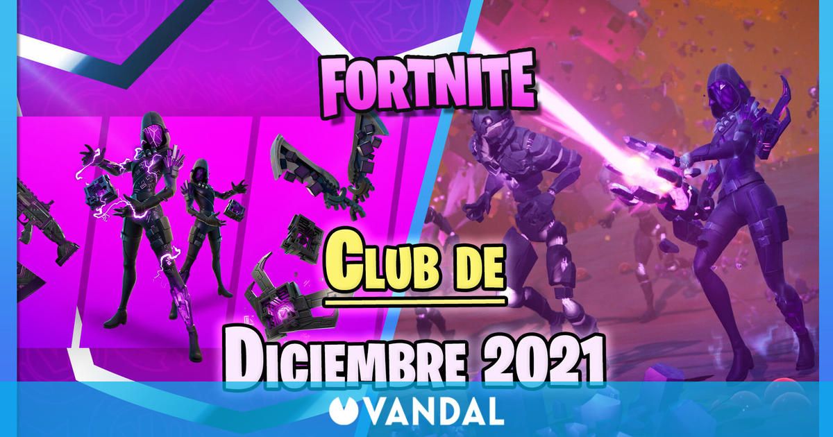 Club de Fortnite (diciembre 2021): Skin de Asesina del cubo, contenidos y ventajas