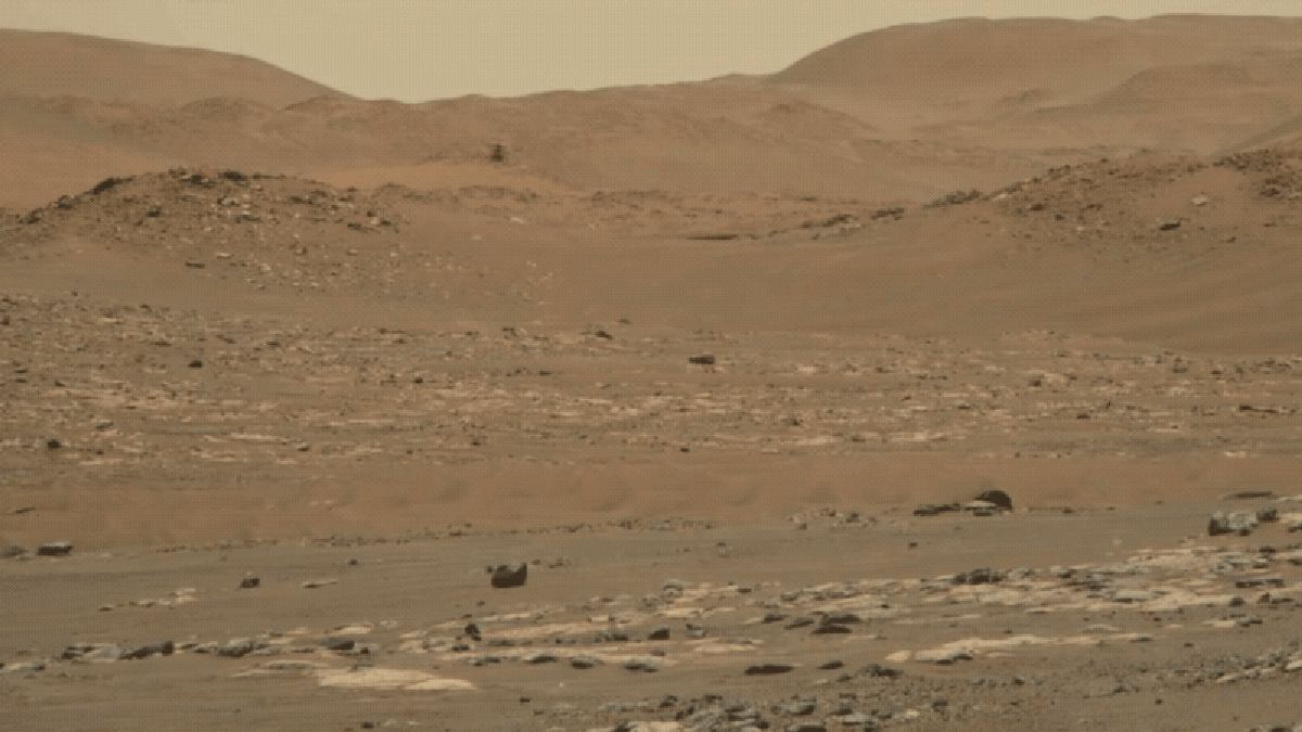 Perseverance graba video impresionante del helicóptero en Marte