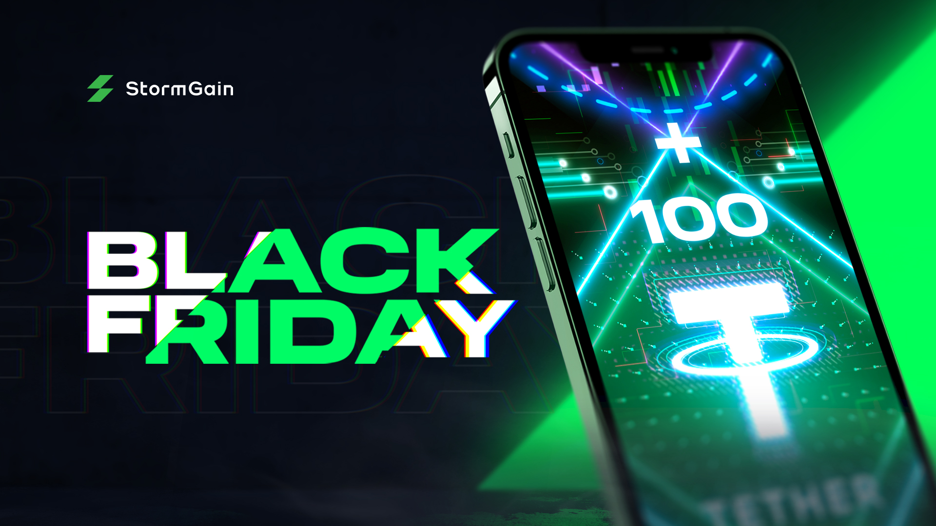 ¡Prepararse!  Una caída de señal adicional y bonificaciones llegarán en StormGain el Black Friday
