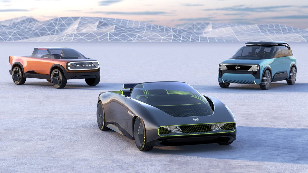 Nissan anuncia que lanzará 15 coches eléctricos y muestra algunos conceptos geniales