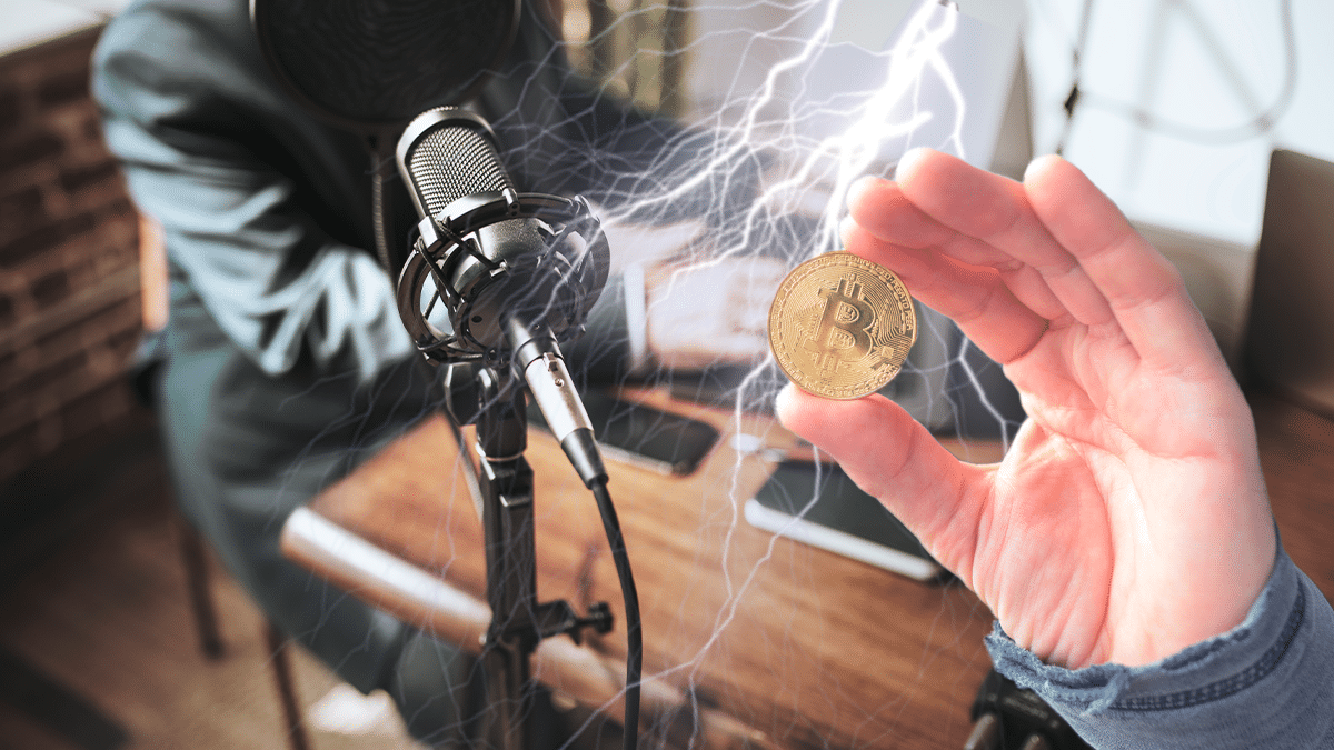 Donar bitcoin a podcasters es algo muy sencillo gracias a Lightning Network