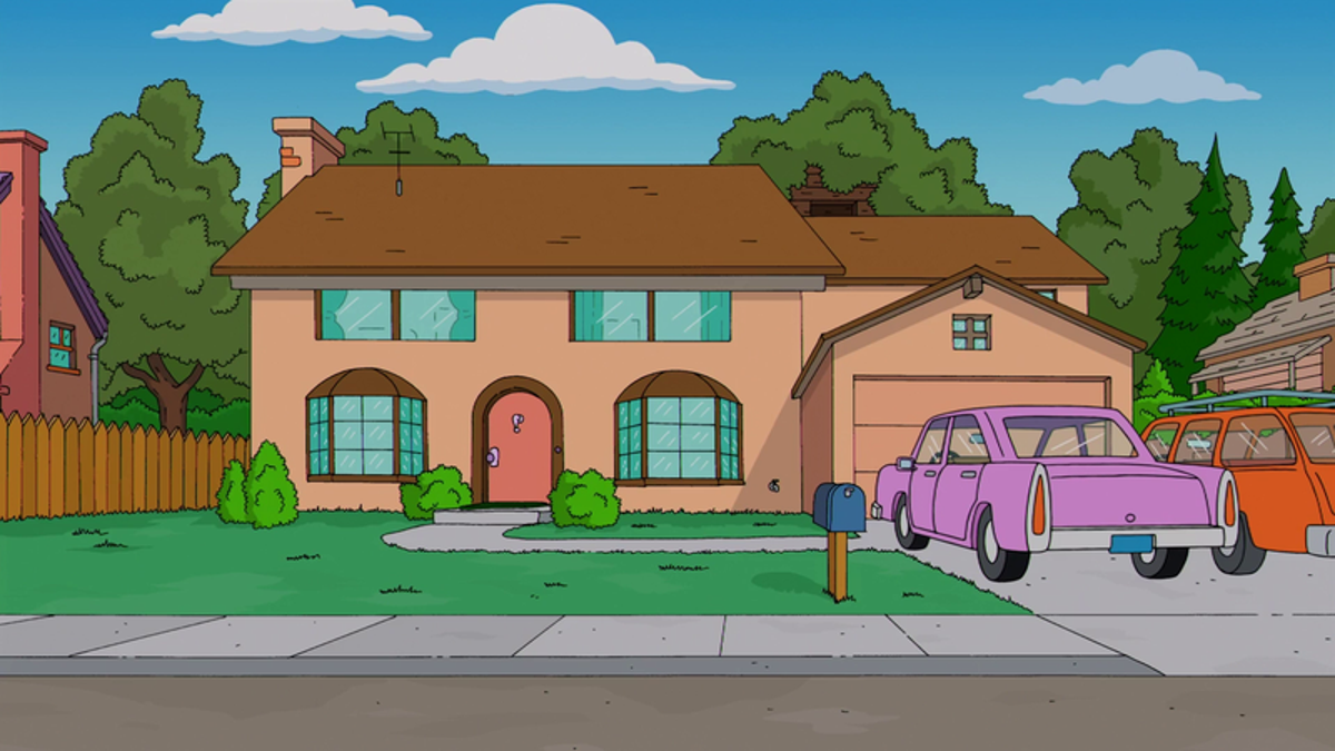 Lo que costaría la casa de Los Simpsons en el mercado actual