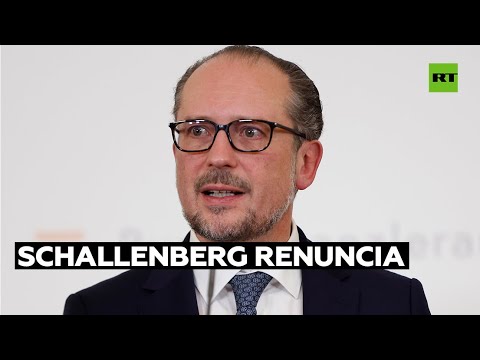 El canciller de Austria, Alexander Schallenberg, anuncia que renunciará a su cargo