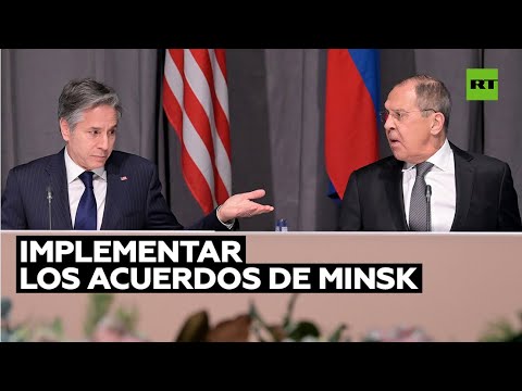 Blinken: "EE.UU. apoya una resolución diplomática de la situación en Ucrania"