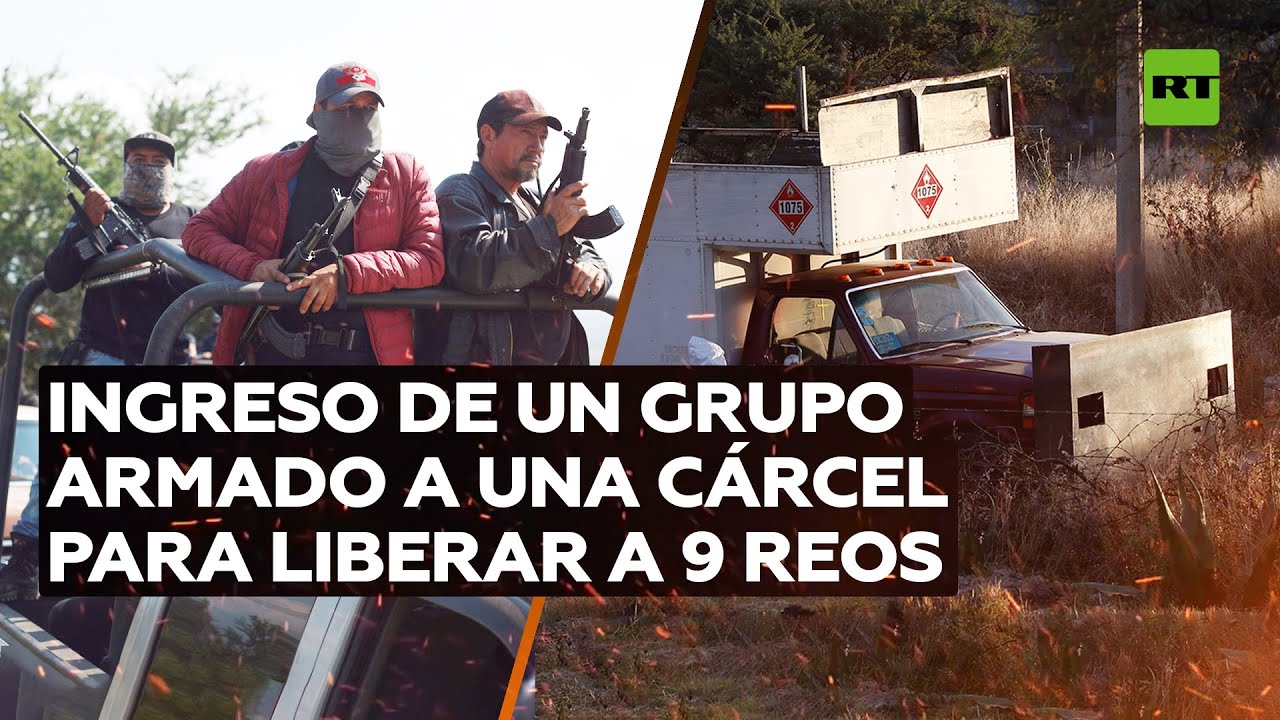 Grupo armado detona 3 coches bomba para liberar a presos de una cárcel en México@RT Play en Español