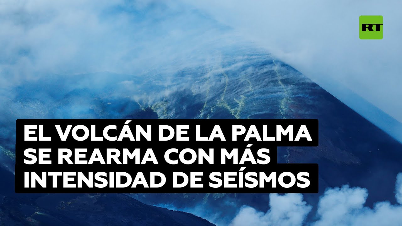 El volcán en La Palma se rearma con más intensidad de terremotos en Canarias