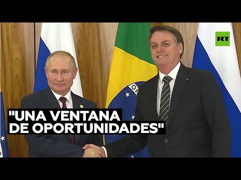 Bolsonaro acepta la invitación de Putin para visitar Rusia