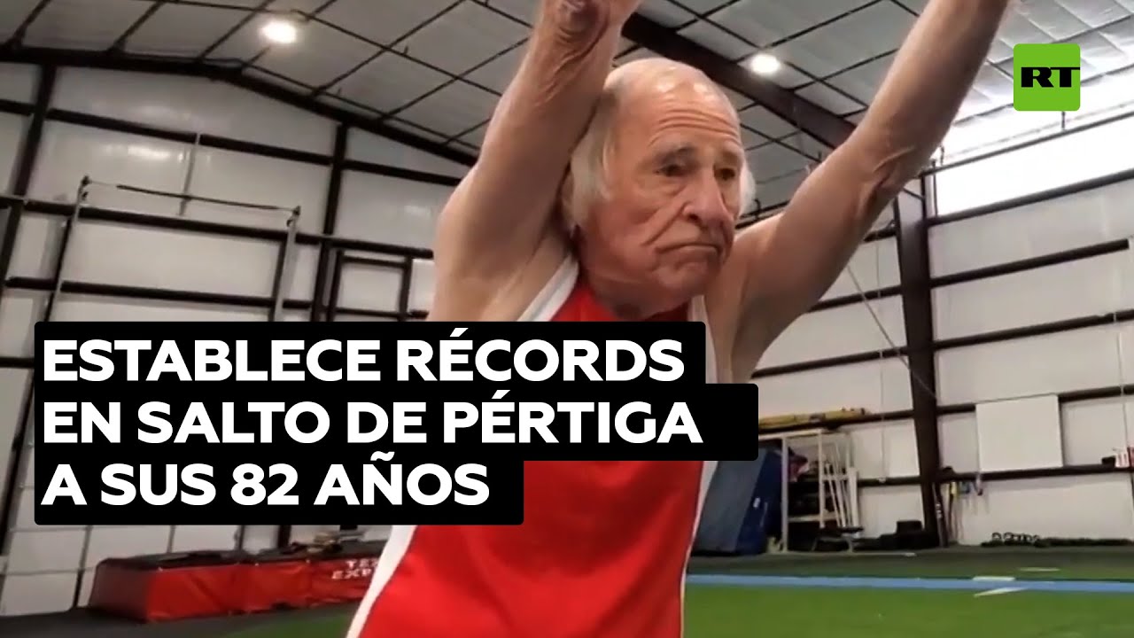 Un saltador de pértiga de 82 años establece récords en Texas