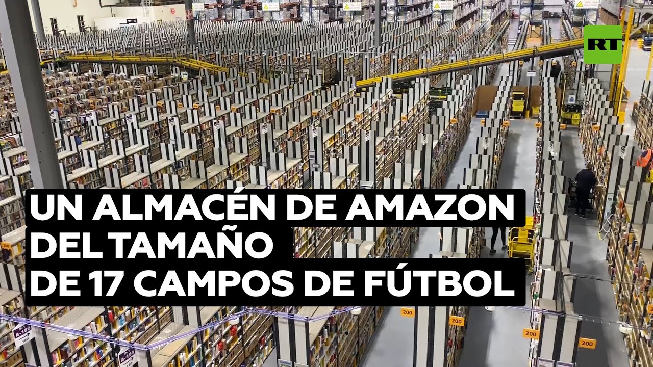 Un almacén de Amazon del tamaño de 17 campos de fútbol