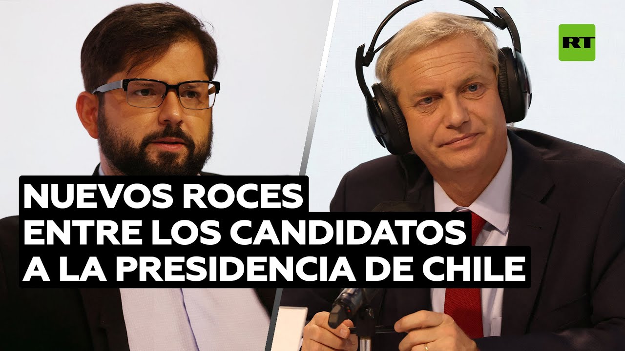 Nuevos roces entre los candidatos presidenciales de Chile en un debate de cara a la segunda vuelta