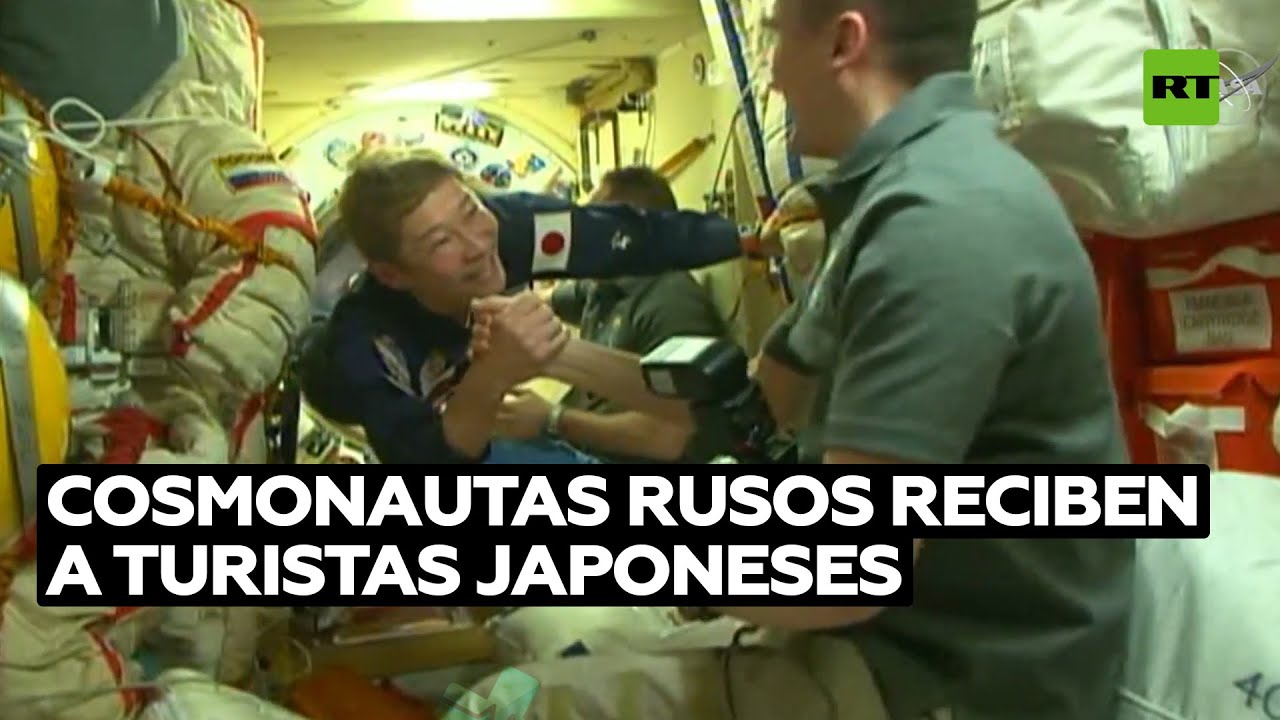 Turistas japoneses llegan a la Estación Espacial Internacional