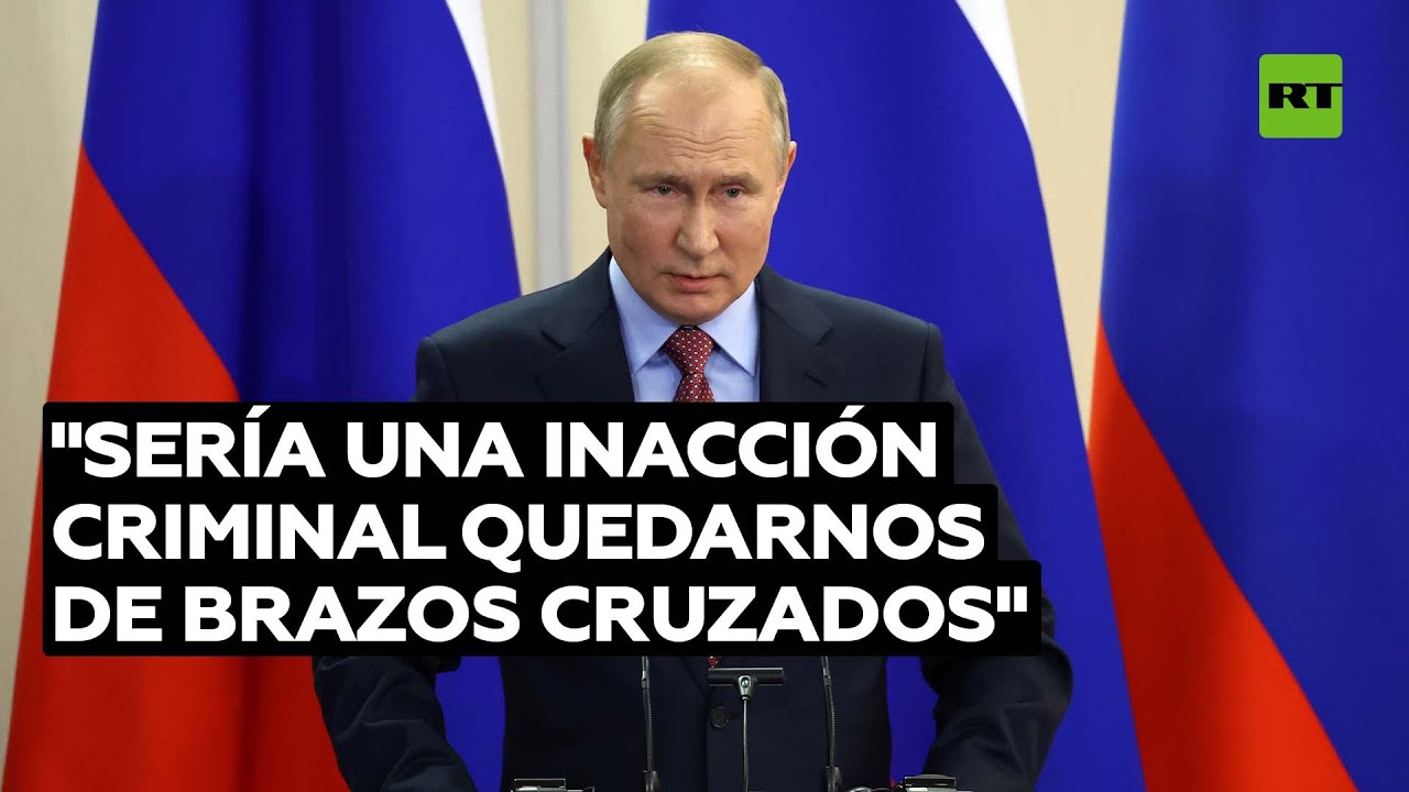 Putin: El bloque de la OTAN adopta una línea de confrontación con respecto a Rusia