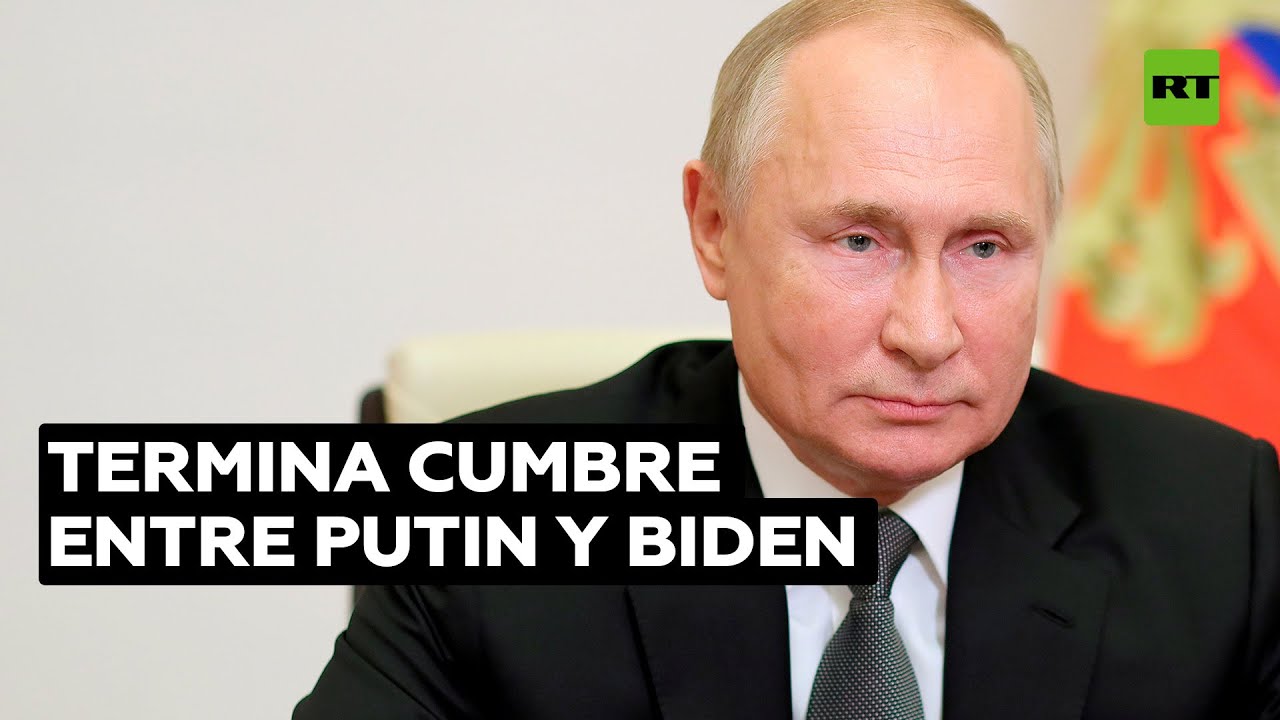 Termina la segunda cumbre entre Vladimir Putin y Joe Biden