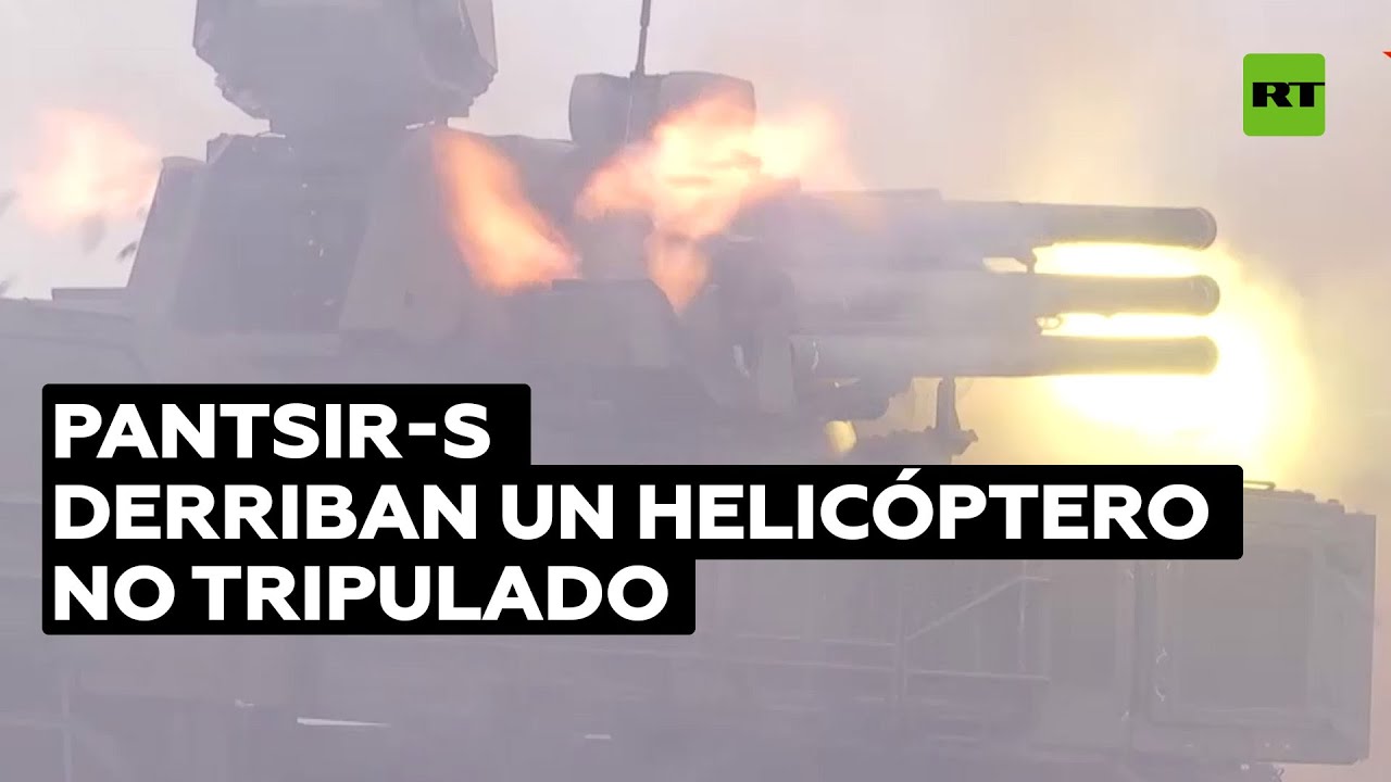 Destruyen un helicóptero no tripulado en ejercicios del ejército ruso