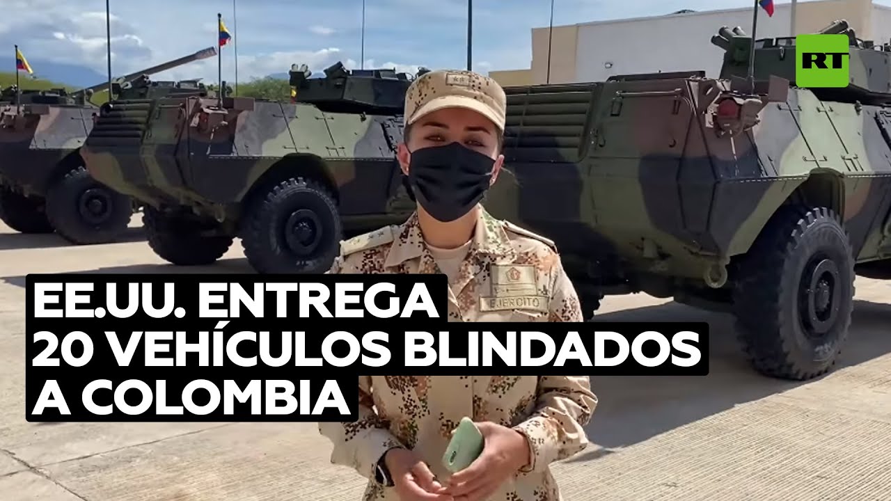 El Ejército de Colombia recibe 20 vehículos blindados de EE.UU.