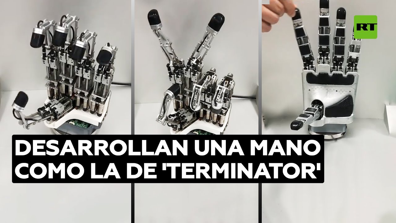 Una mano robótica parecida a la de 'Terminator’ imita la movilidad humana @RT Play en Español