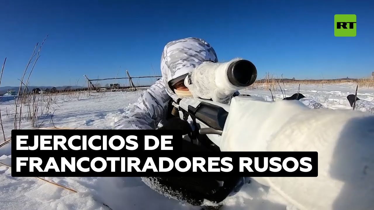 Así actúan los francotiradores rusos en las regiones más frías del país
