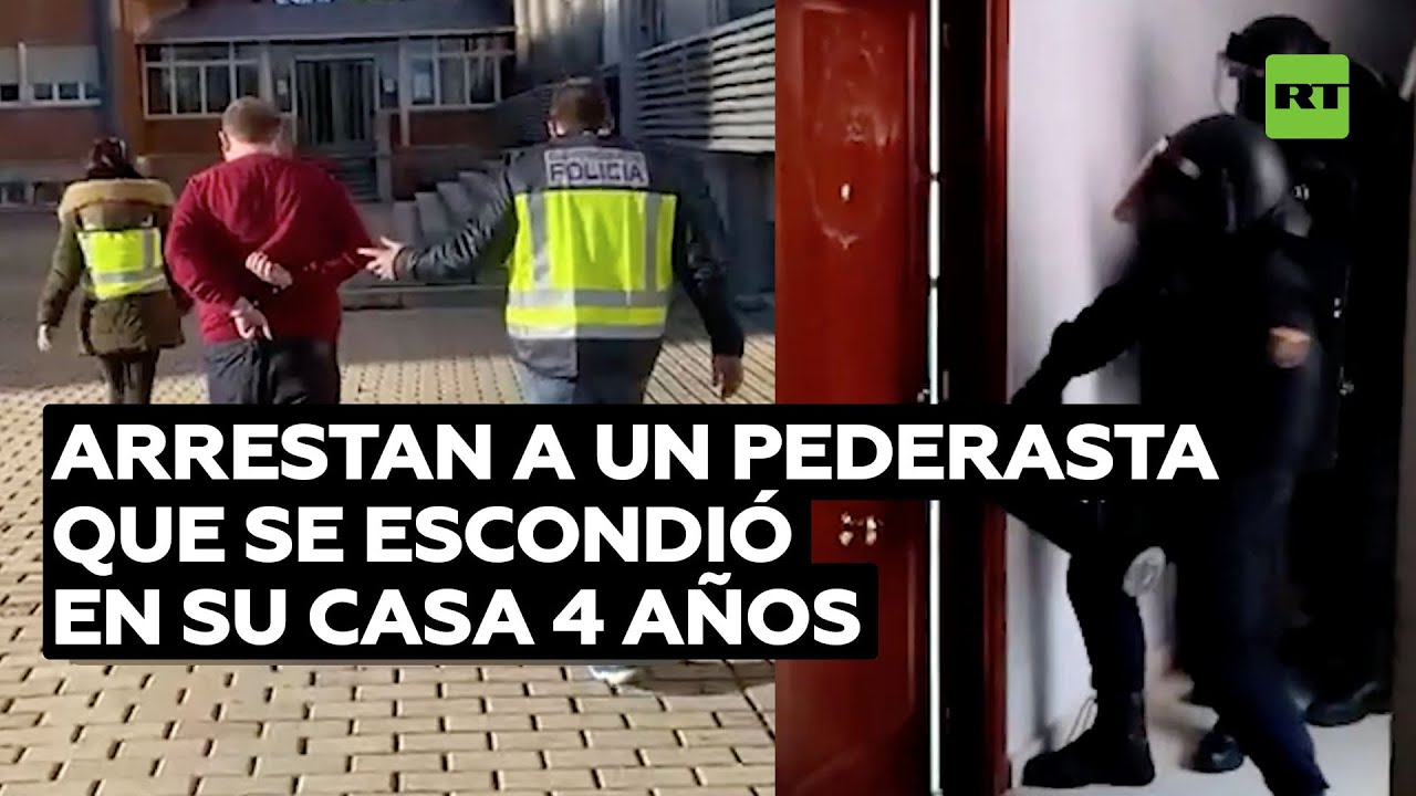 Capturan a un pederasta que se escondió de la Policía 4 años en su casa @RT Play en Español