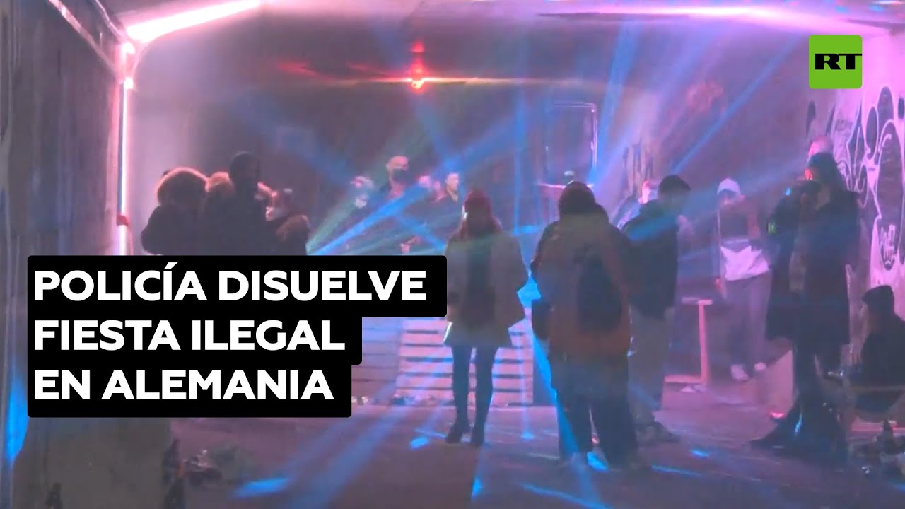 La Policía disuelve una fiesta electrónica ilegal en Hamburgo @RT Play en Español
