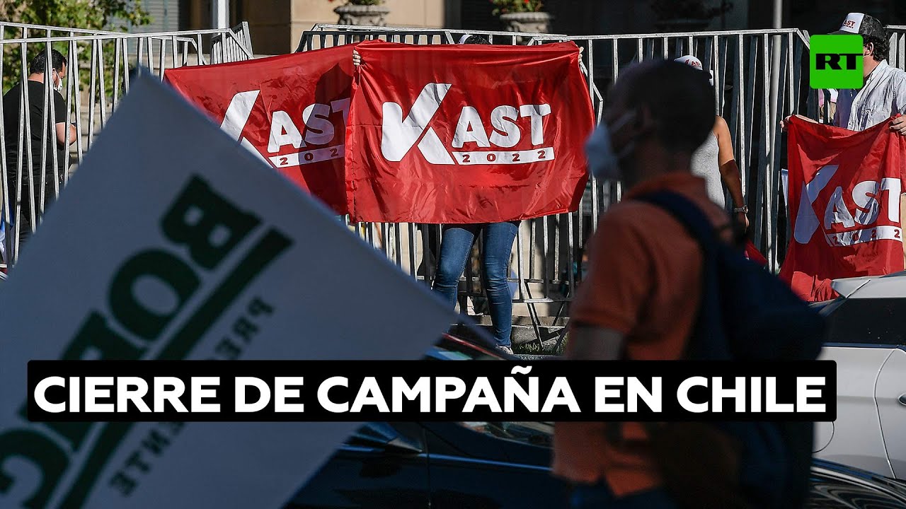 El izquierdista Gabriel Boric y el ultraderechista José Antonio Kast cierran campaña en Chile