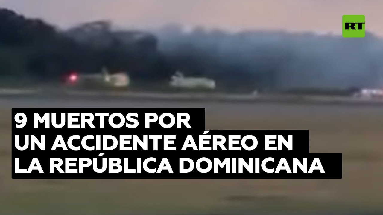 Fallecen 9 personas tras estrellarse un jet privado en la República Dominicana