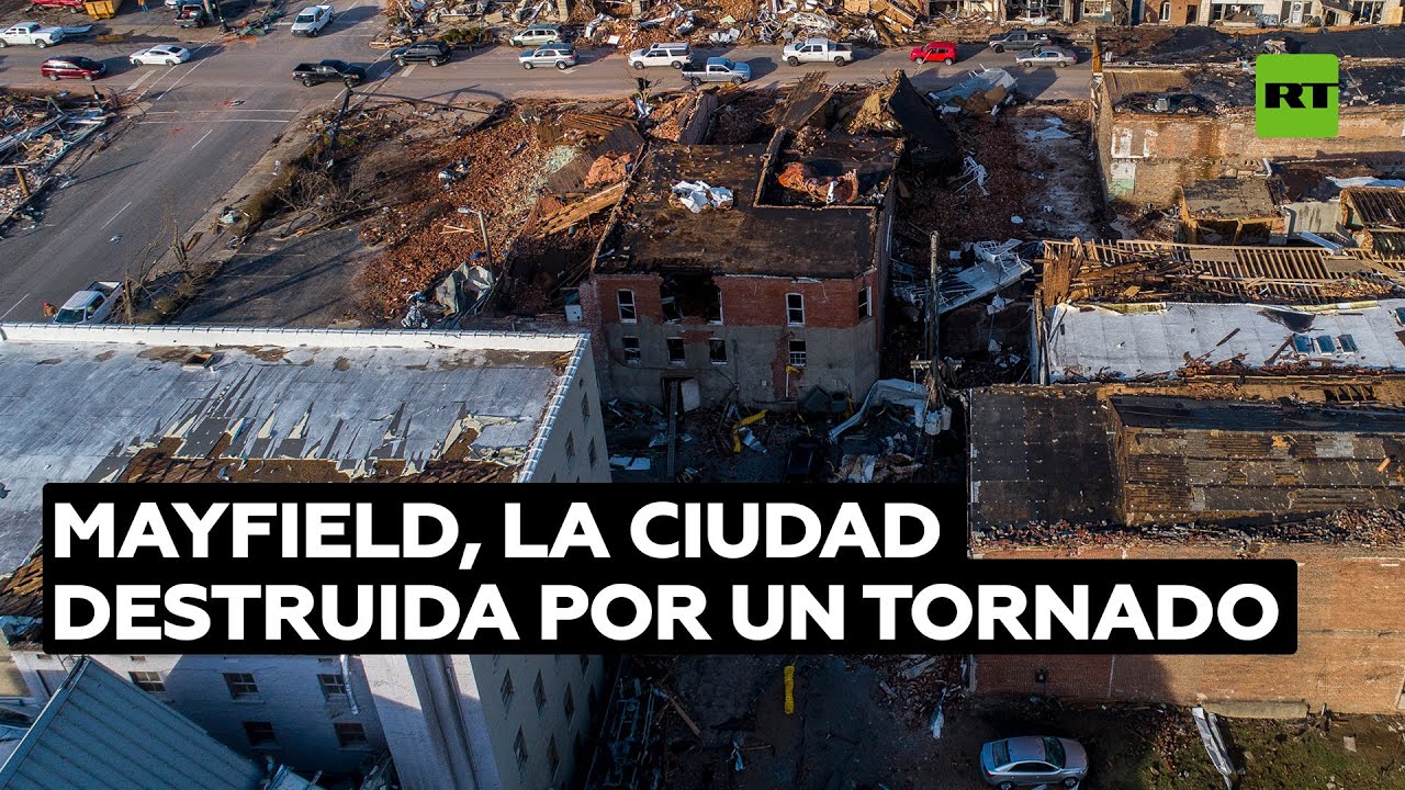 Así quedó la ciudad de Mayfield, en Kentucky, tras el apocalíptico tornado @RT Play en Español