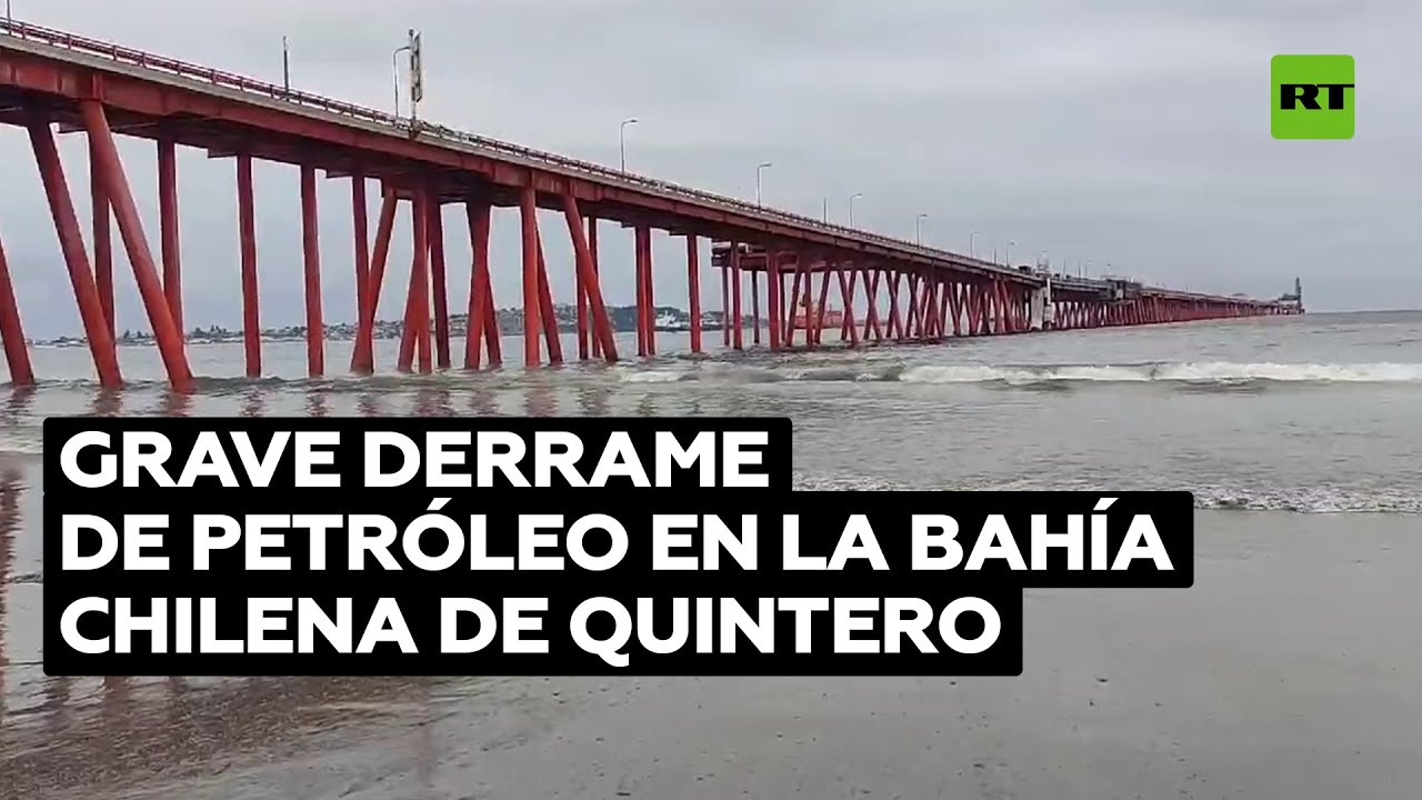 Un grave derrame de petróleo afecta a una bahía en Chile