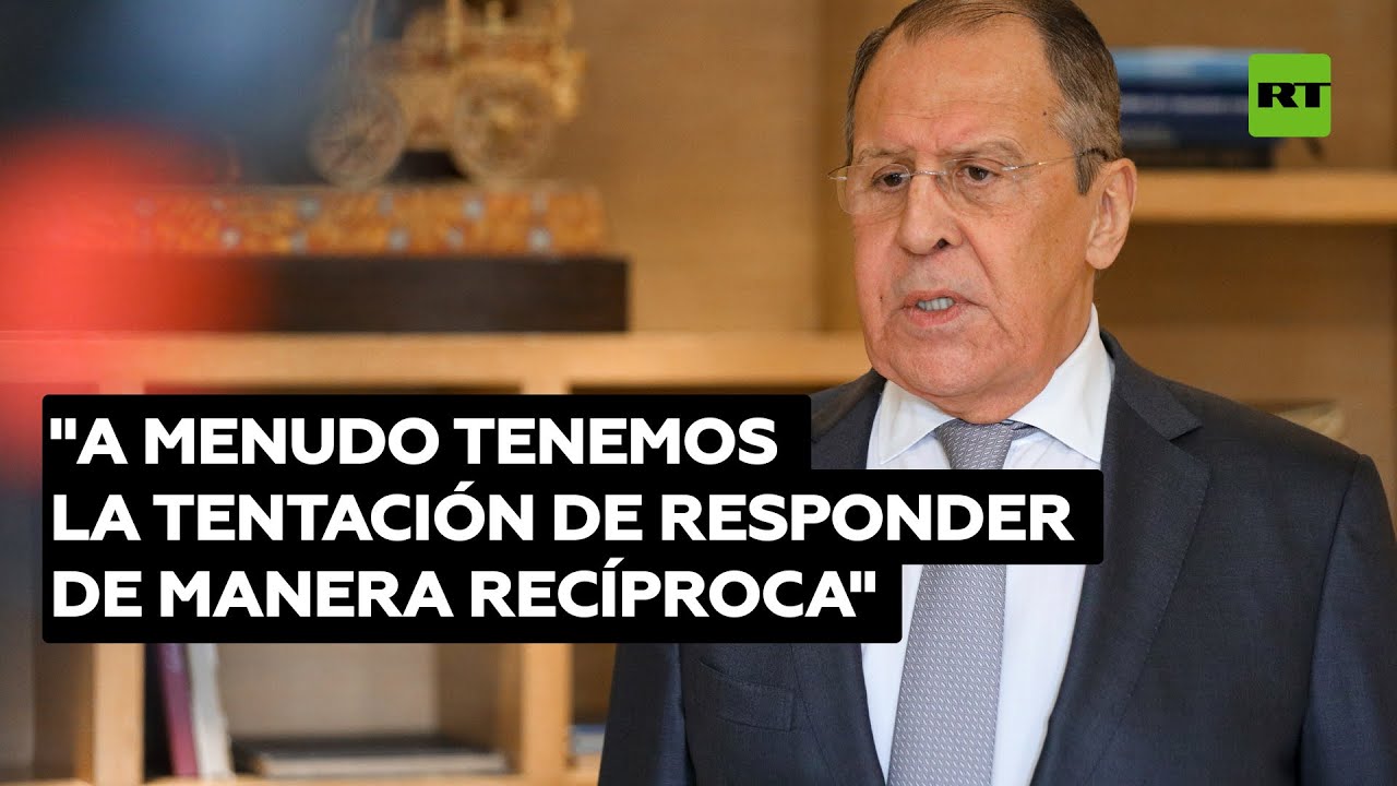 Lavrov no excluye una respuesta recíproca ante el bloqueo de la señal de RT en alemán