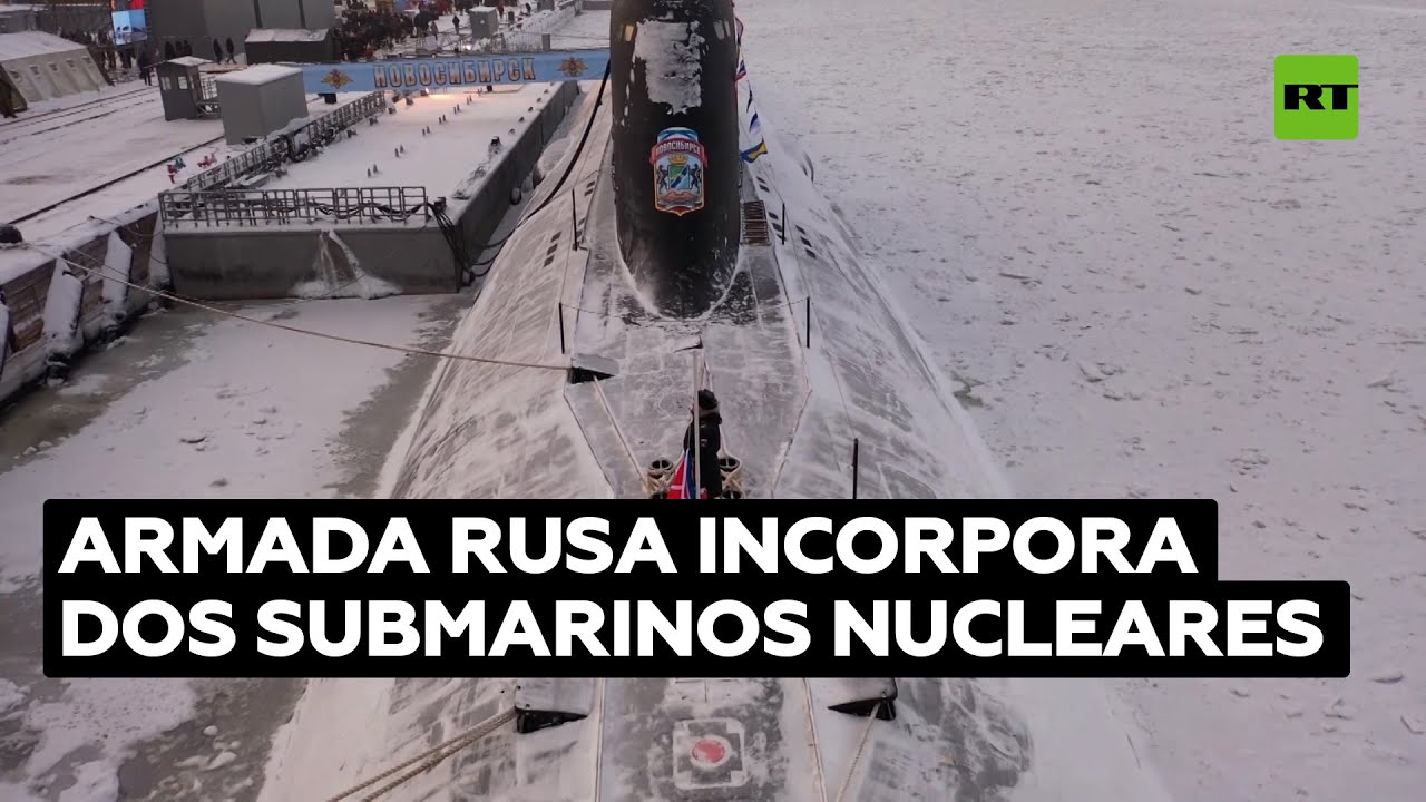 La Armada rusa incorpora dos submarinos de propulsión nuclear