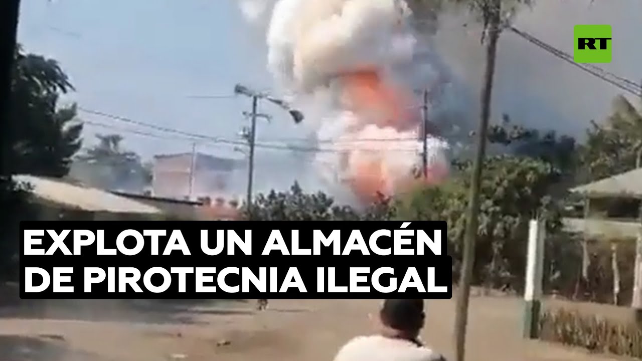 Una bodega con pirotecnia ilegal explota en México @RT Play en Español