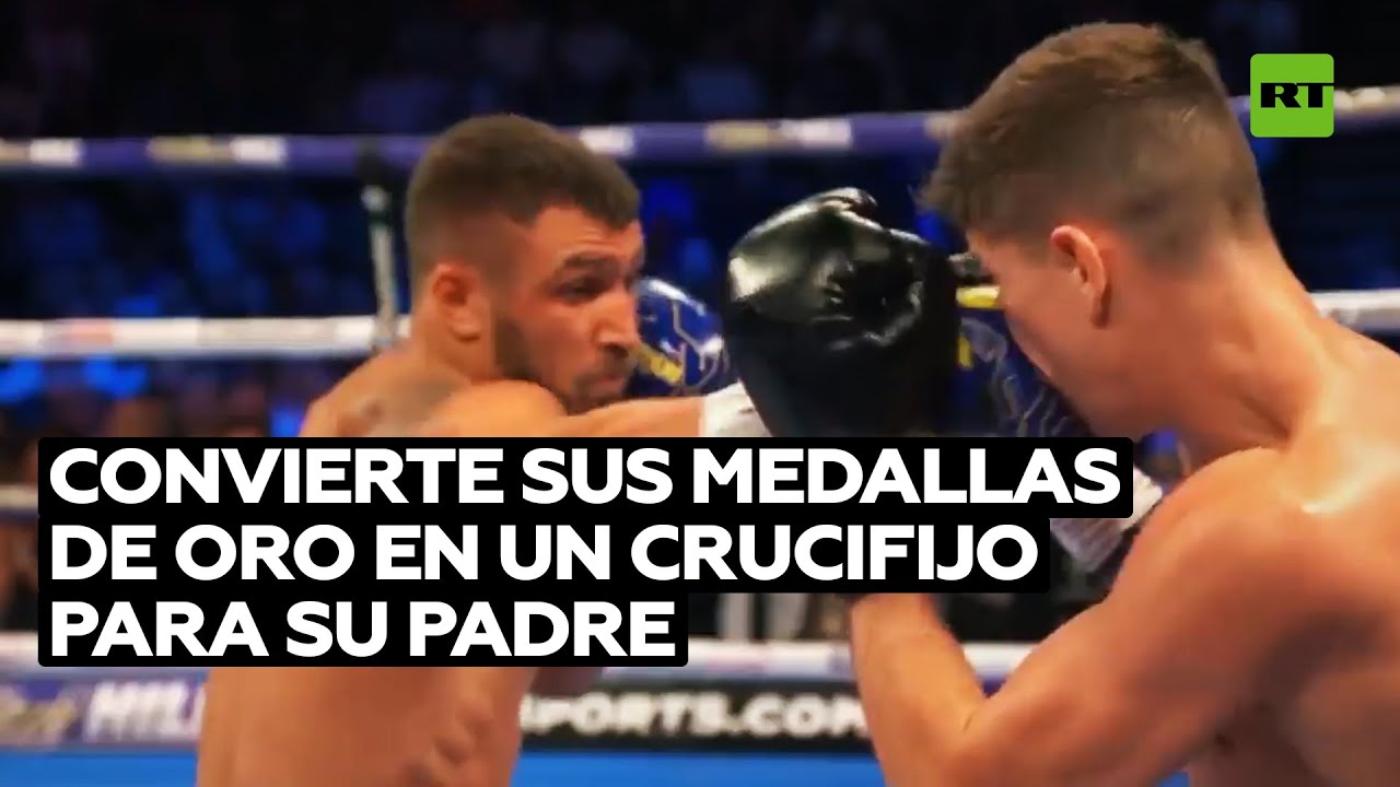 Boxeador encarga convertir sus medallas de oro en un crucifijo para su padre @RT Play en Español