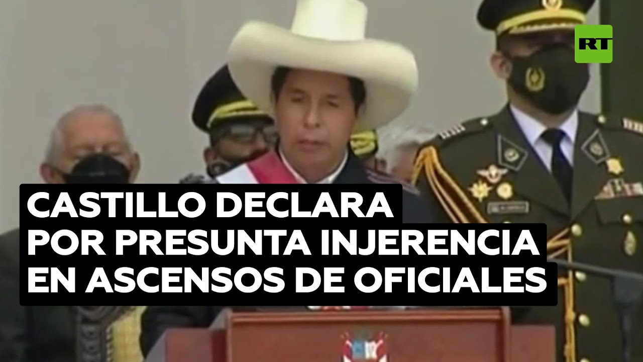 Castillo declara por presunta injerencia en ascensos de oficiales de las Fuerzas Armadas