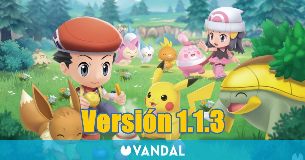 Pokémon Diamante Brillante y Perla Reluciente se actualizan a la versión 1.1.3