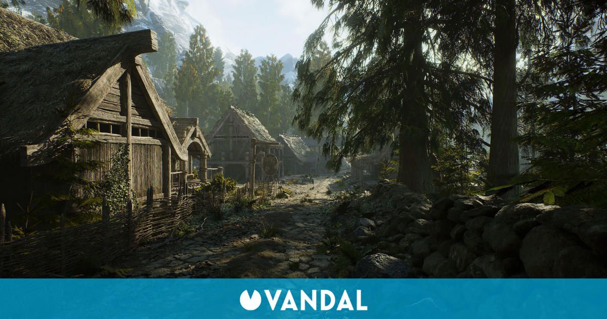 Así luce la villa de Riverwood de Skyrim en Unreal Engine 5