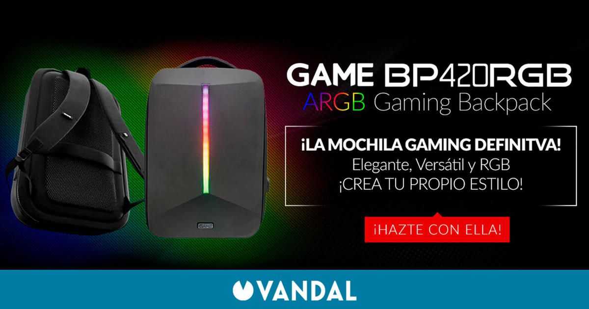 GAME presenta la mochila BP420 RGB BACKPACK, que ya puedes comprar en tiendas y web
