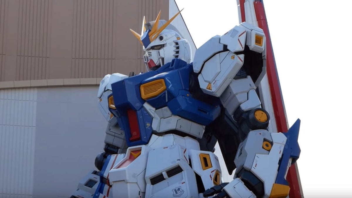 Japón ha construido otro Gundam tamaño real, un robot de 25 metros