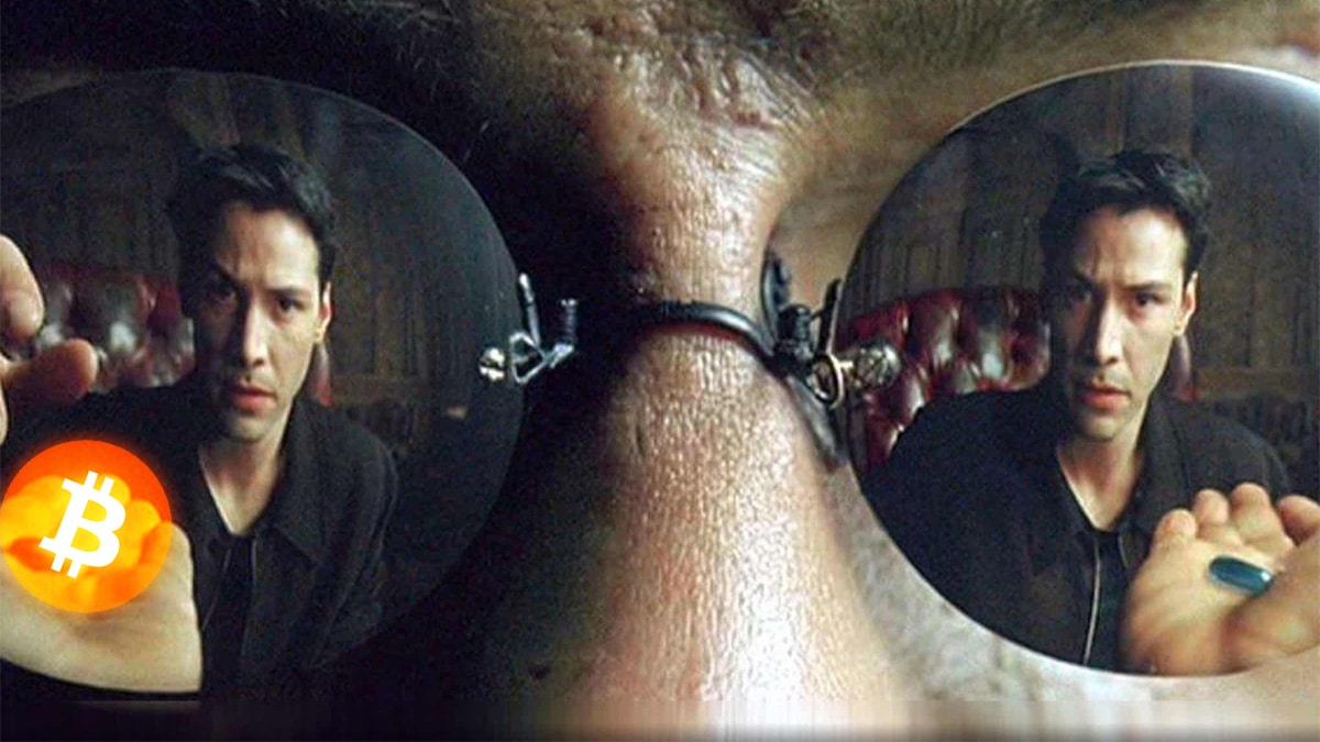 Keanu Reeves de Matrix tomó la píldora naranja de bitcoin