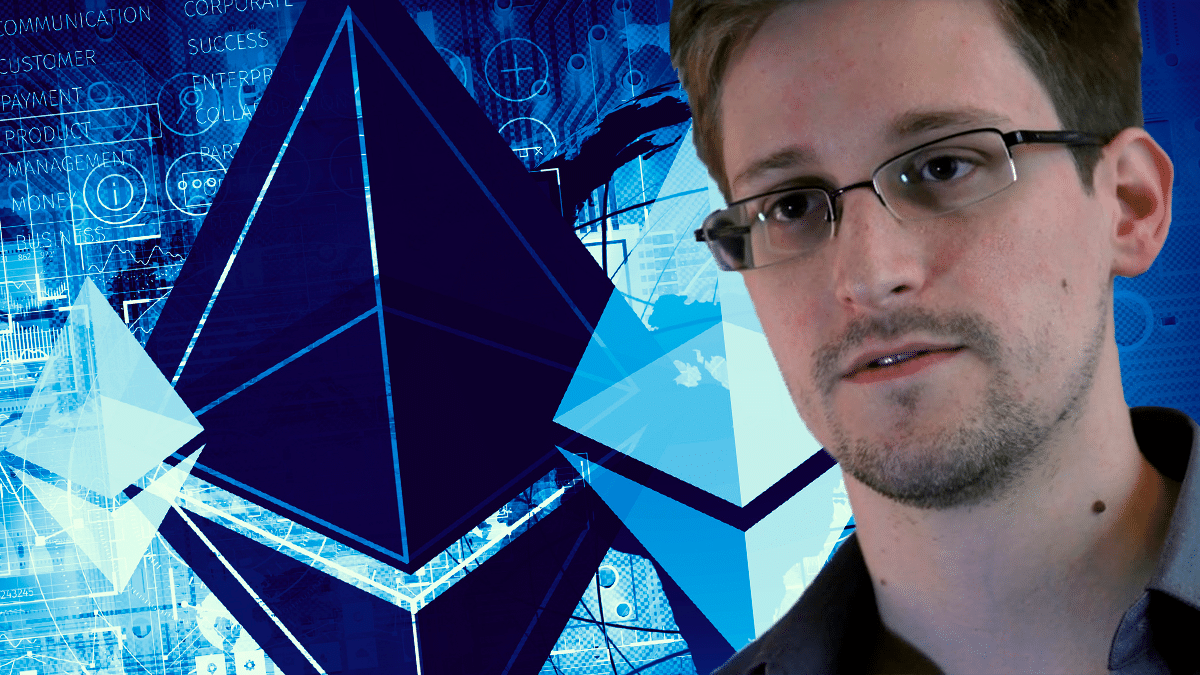 Edward Snowden defiende la descentralización ante cofundador de Ethereum