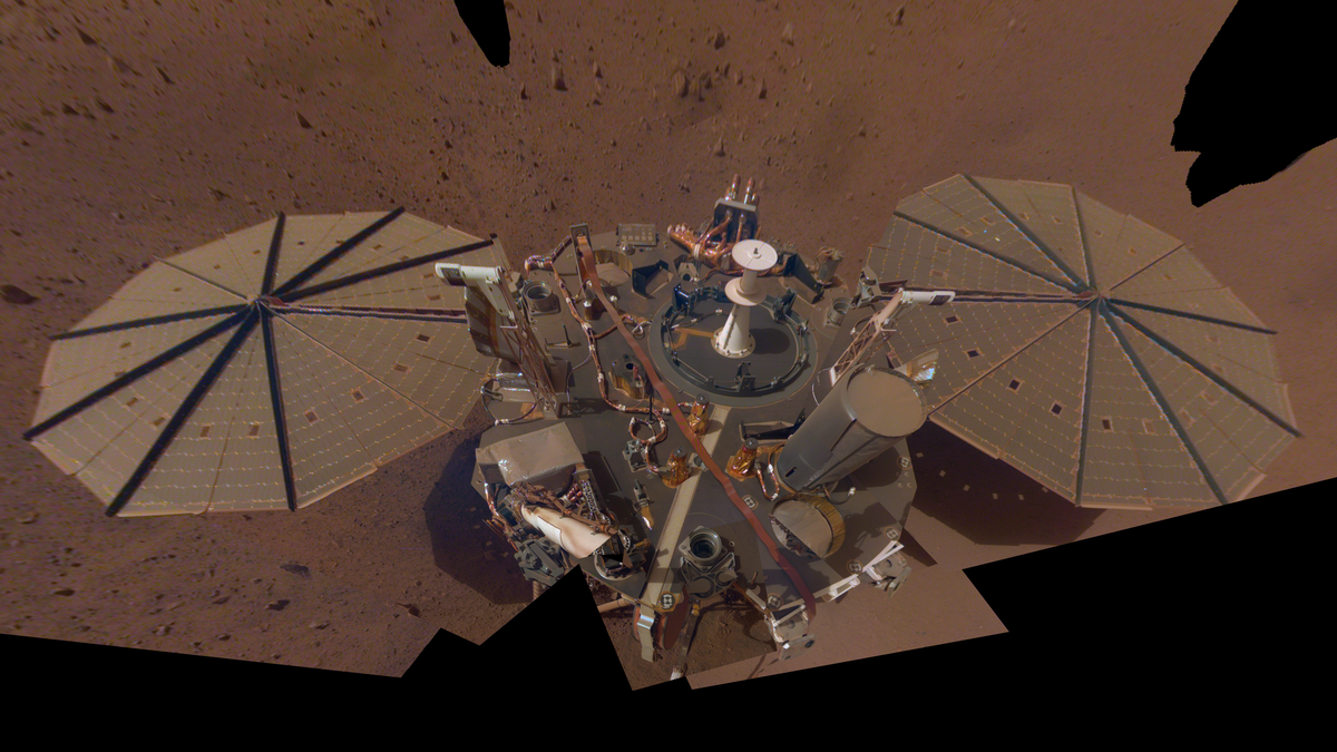 Una tormenta de arena marciana hace peligrar la misión InSight