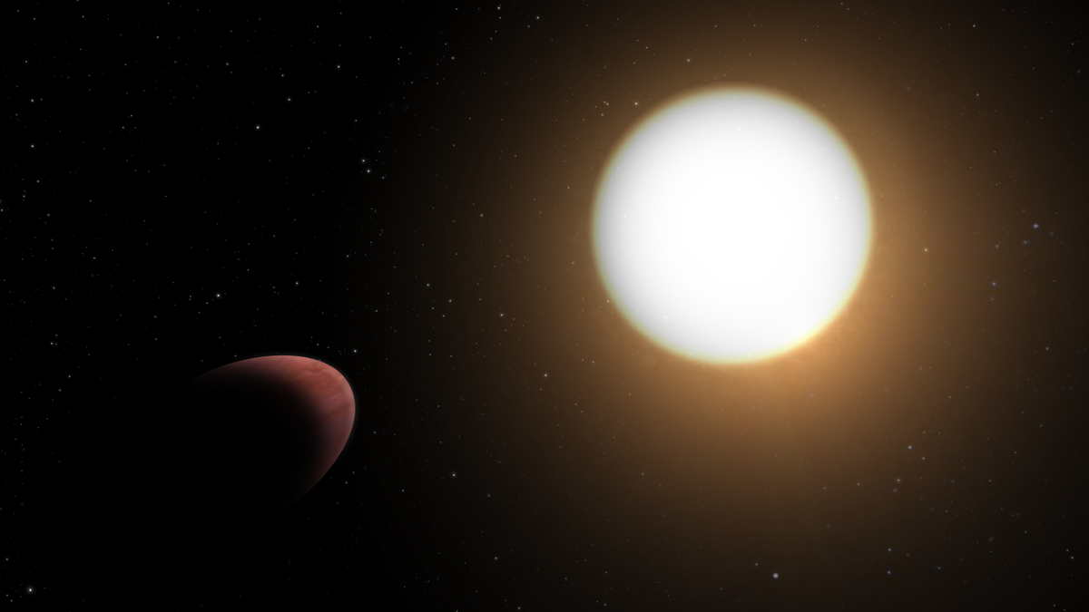 Los astrónomos detectan un exoplaneta con forma ovalada