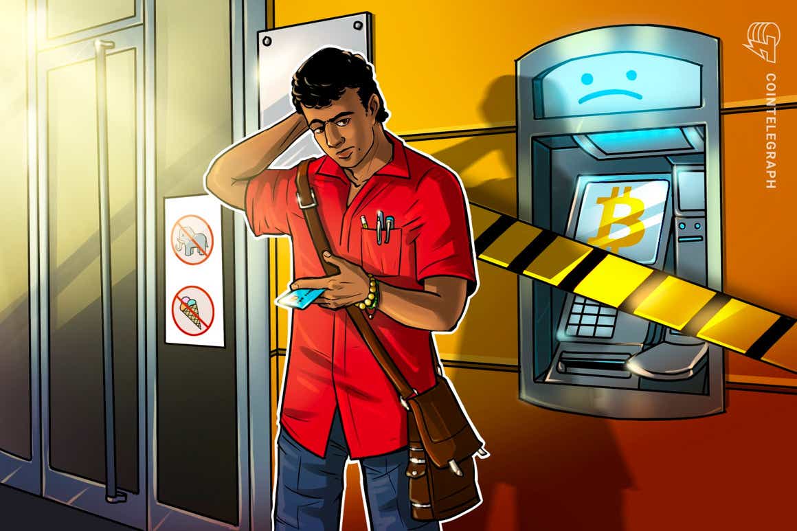 Los cajeros automáticos de criptomonedas cierran en Singapur después de la represión del banco central