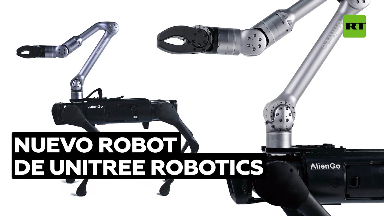 Empresa china equipa a su robot de cuatro patas con un brazo @RT Play en Español